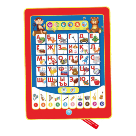 2025 Ages 2 Interactive Russian Alphabet Azbuka Songs Early Educational Games Custom Play Activity Tablet Toys