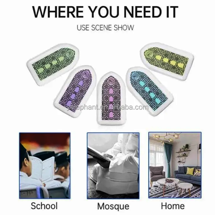 Sq-669 Islamic Smart Night Light Azan Wall Plug Wireless Bt Speaker Lamp Europlug Quran Speaker With Remote - Image 6