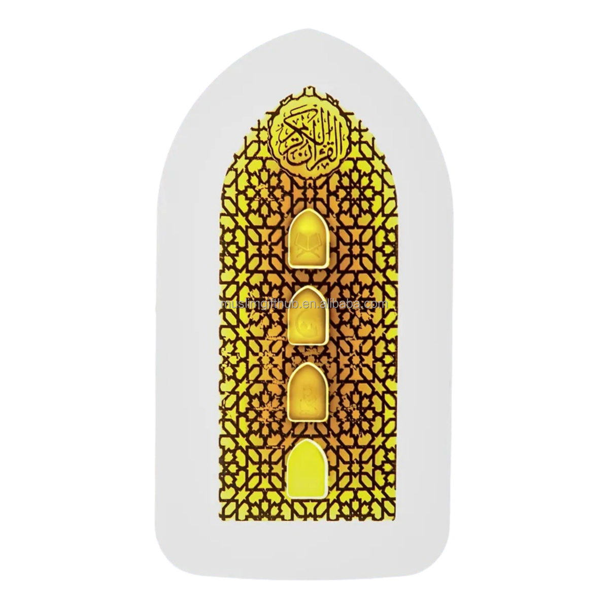Muslim Pocket 160 Wall-mounted Wall Socket Zikar Plug Quran Speaker with LED