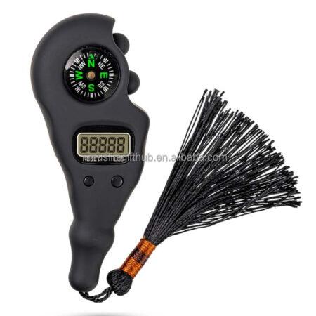 Islam Black Electronic Digital Zikir Ring Rosary Ai-Je Prayer Beads Night Light Digital Tasbih Counter With Comprass