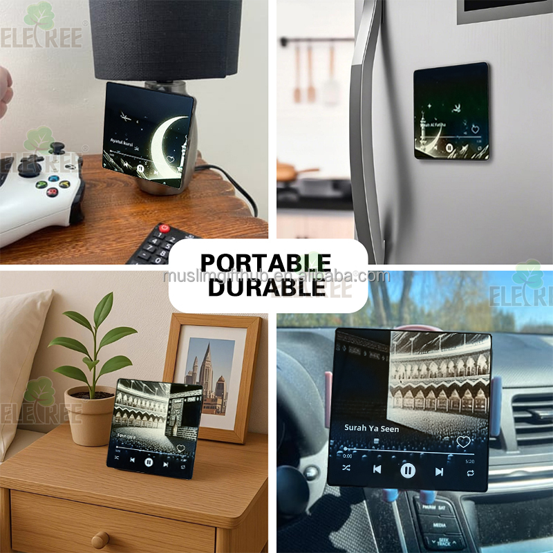 Islamic Puzzle BT Quran Speaker Set Fridge Quranic Verse Music Audio Box Muslim Custom Rechargeable Surah Yasin Quran Player - Image 6