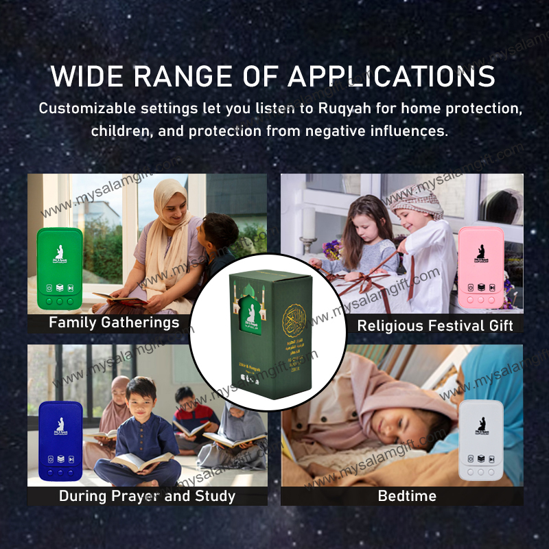 Zk100-101 Muslim Islamic Portable Ruqyah Quran Speaker Azan Audio Mp3 Player Zikir Plug in Speaker - Image 6