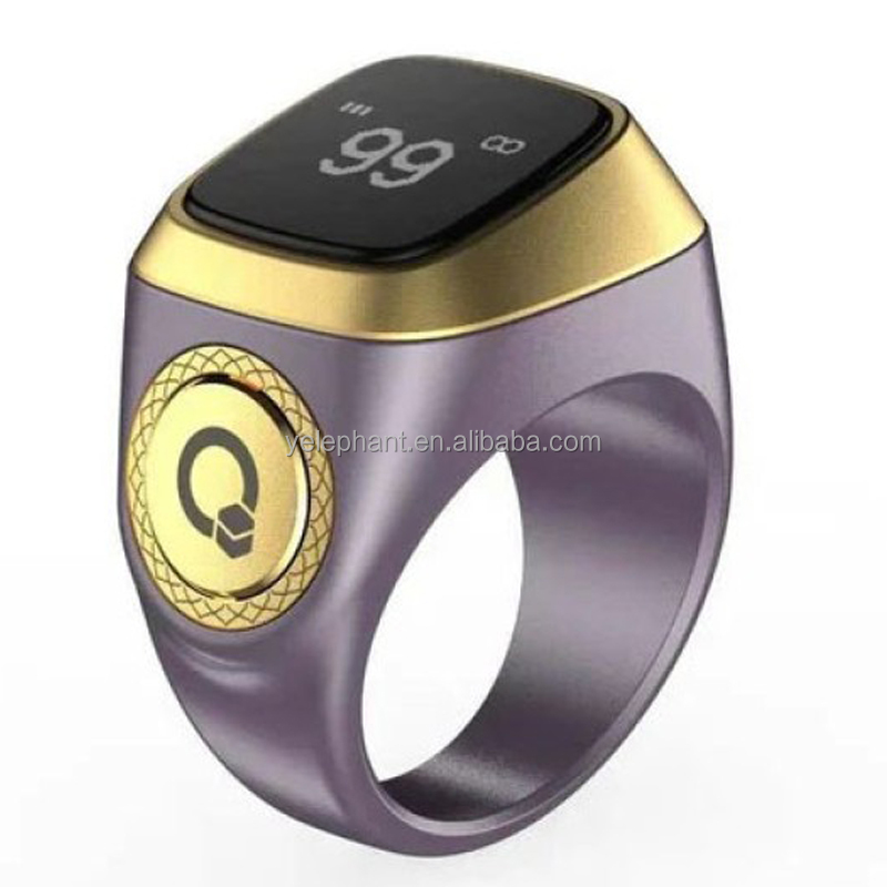 Permium M02 Iqiblat Zikir Ring 5 Prayer Time Reminder Watebroof for Muslim Zikir - Image 4