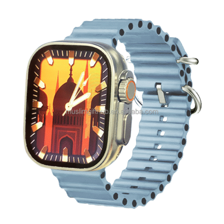 Muslim Automatic Qibla LS9 Direction Azan Wrist Watch Hajj & Umrah Device Arabic Compass All in One Quran-watch