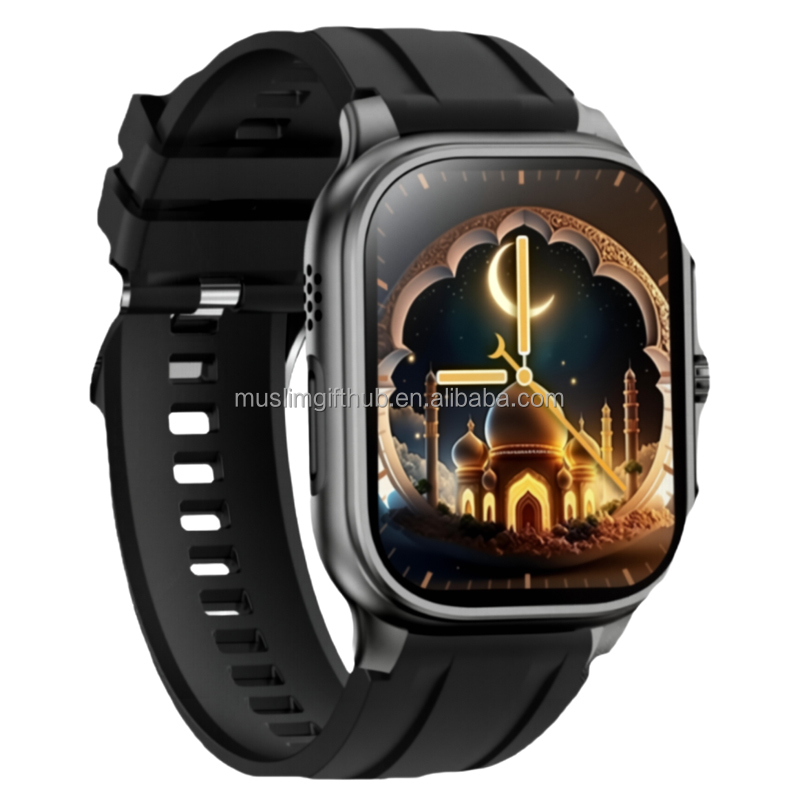 M77 Max Muslim Smart Wrist Recharge Connected Adane Calendar Prayer Time Arabic Dial Read Quran Watch - Image 6