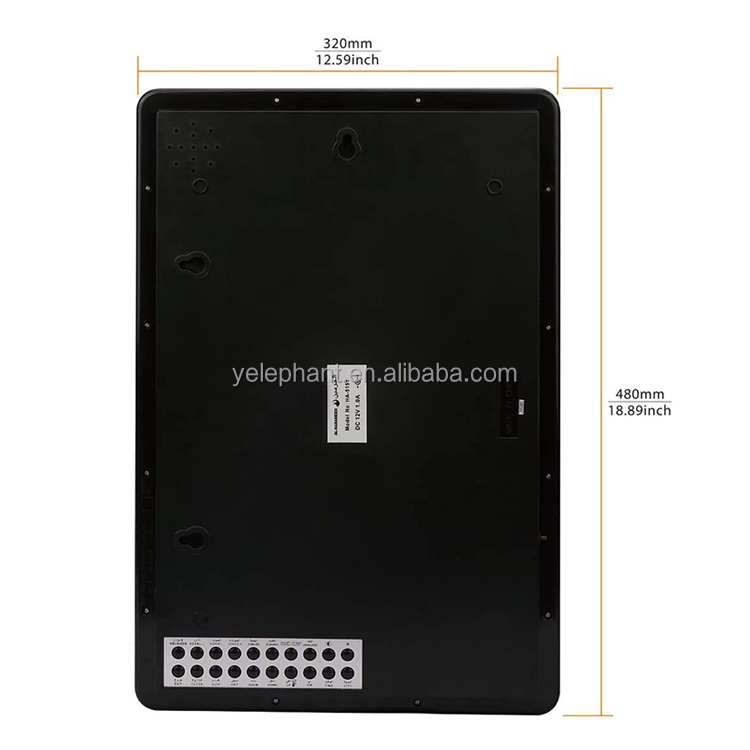 HA-5151 China Manufacturers High Quality Muslim Quran Prayer Azan Clock With Iqama Display - Image 6