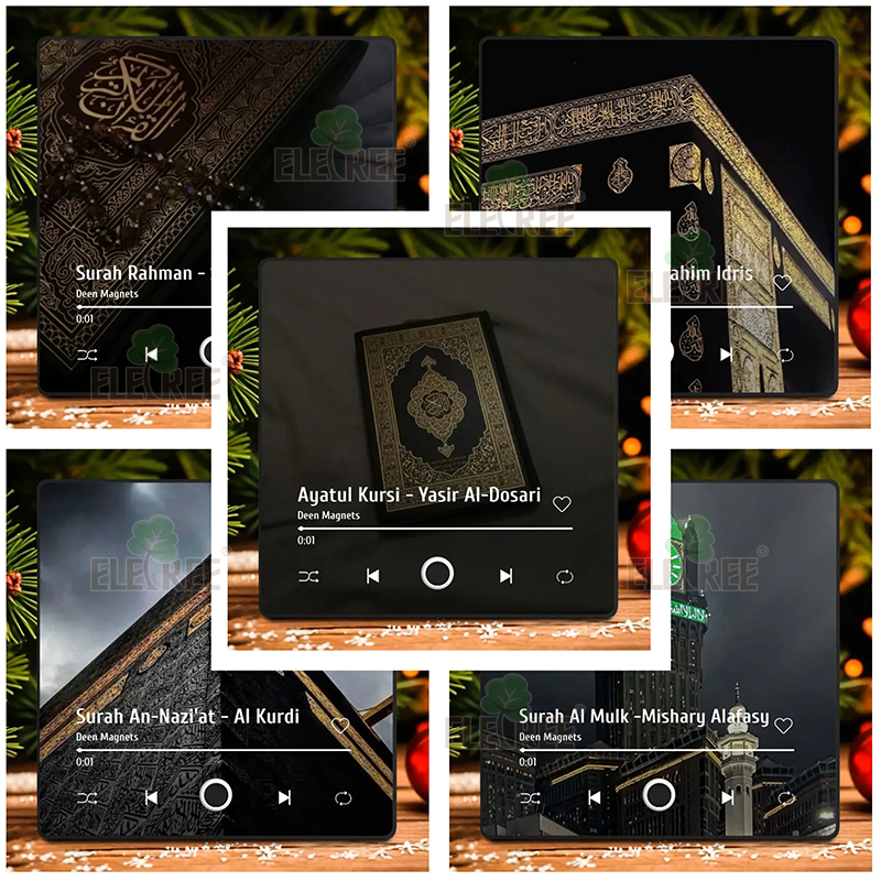 Custom Diy Personalized Photo and Audio Refrigerator Magnetic Speaker Surah Reading Player Magnets for Fridge - Image 6