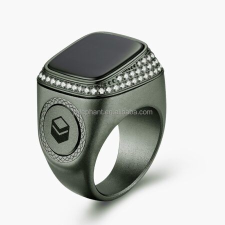 Muslim Islamic Smart Diamonds 6 Digit Zikir Ring Digital Tasbih 10000 Counter Gift Tasbih Digital Tally Counter With Led