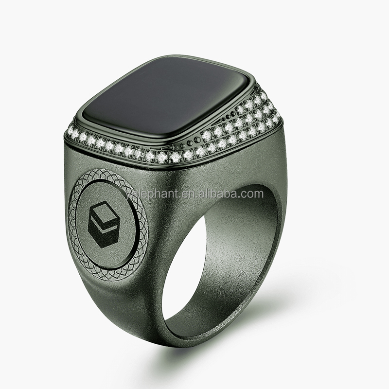 Muslim Islamic Smart Diamonds 6 Digit Zikir Ring Digital Tasbih 10000 Counter Gift Tasbih Digital Tally Counter With Led