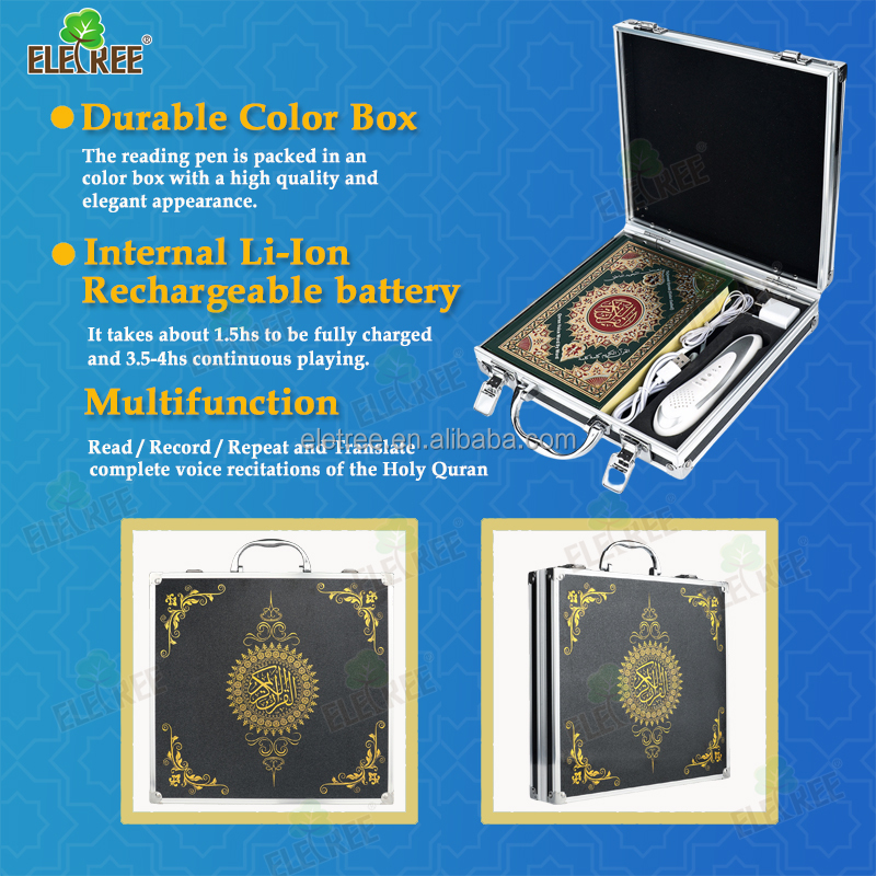 Muslim 8GB 16Gb Quran Ready Pen Trace Write Kan Dubifamu Qari Quran With Pen Reader for Kids - Image 3