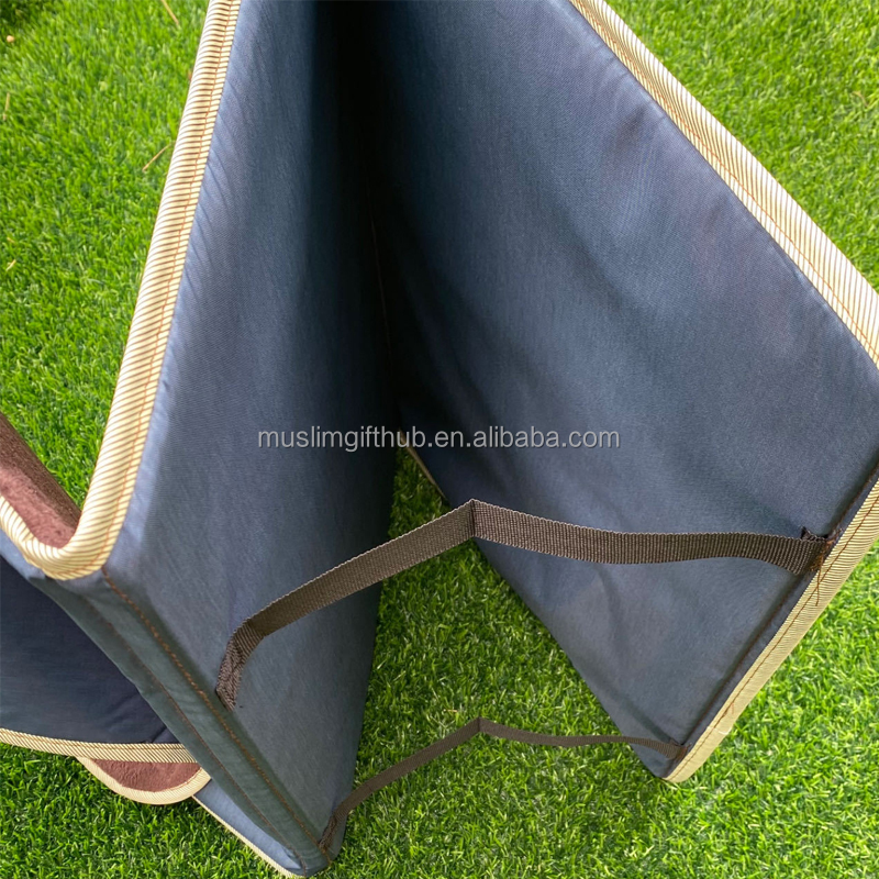 Soft Foldable Islam Janamaz Tapis De Priere Islam Pliable Avec Dossier Muslim Prayer Rug With Back Support - Image 5