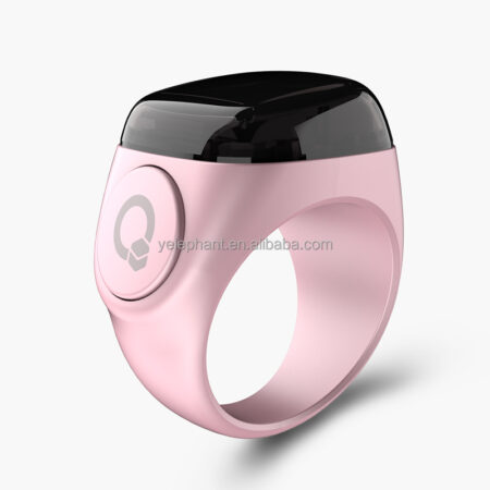 S10 Muslim Custom Iqibla Chinese Smart Vibrating Battery Tasbih Smart Prayer Counter Ring Digital Tasbeeh With Key Ring