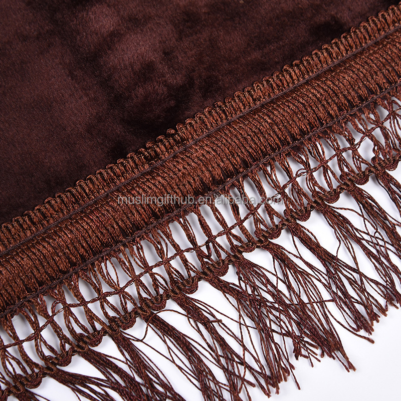 Ramadan Eid Gift Musalah Namaz Rug Non Slip Premium Padded Janamaz Pilgrimage Blanket Islamic Muslim Prayer Mats Made in China - Image 6