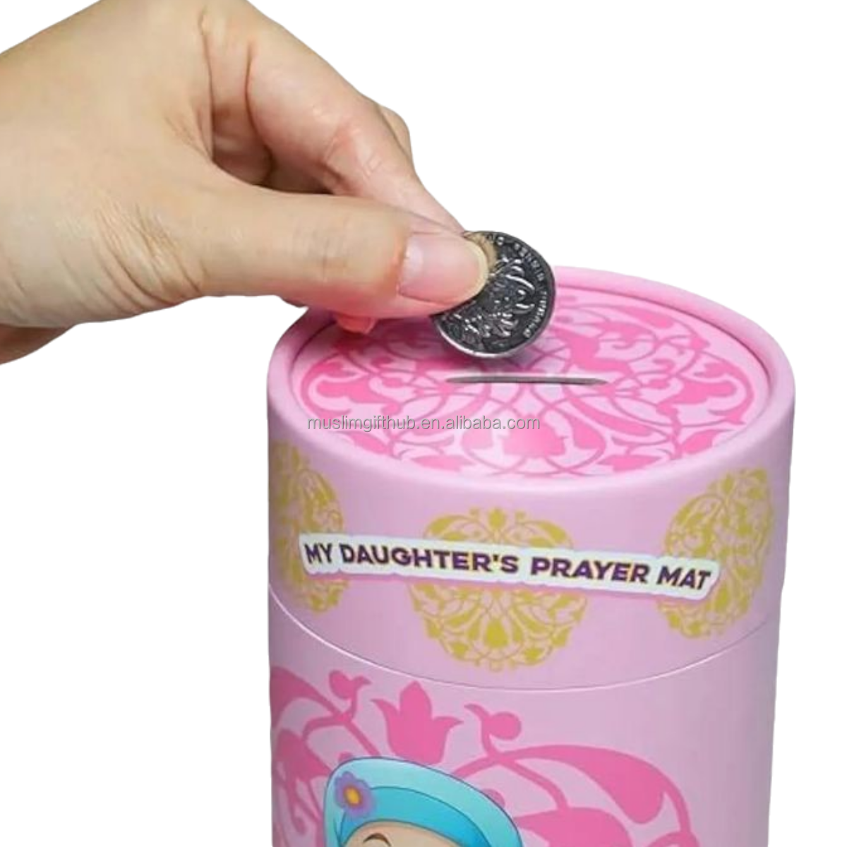 Kids Prayer Mat Ramadan Gift Portable Special Design Money Box Muslim Prayer Mat Gift Sets - Image 10