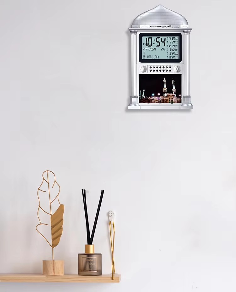 HA-4002 Muslim Desk Alfajr Athan Watch Azan Clock - Image 3