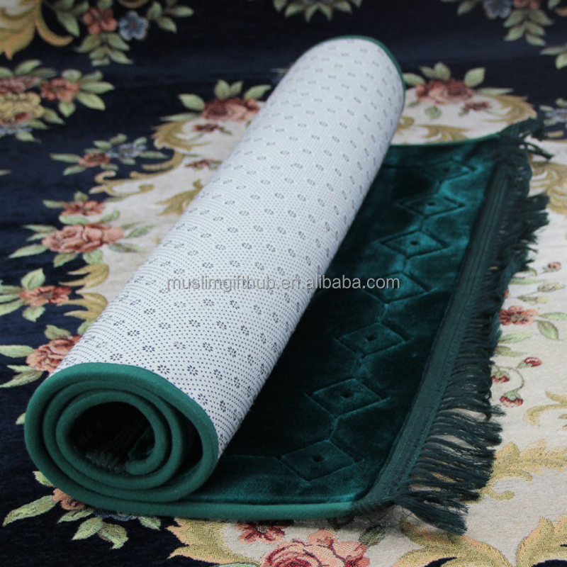Ramadan Eid Gift Musalah Namaz Rug Non Slip Premium Padded Janamaz Pilgrimage Blanket Islamic Muslim Prayer Mats Made in China - Image 7
