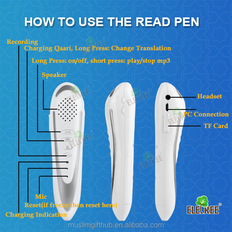 Islamic Books Digital Muslim Smart Al Quran Point Learning Urdu Read Reading Player Quran Pen in Tamil Translation - Image 5